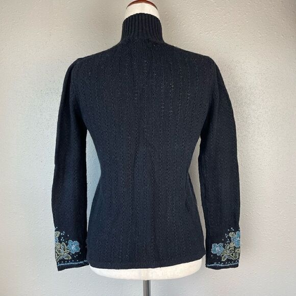 Covington Wool Blend Full Zip Sweater Jacket Size S EUC - Picture 5 of 7